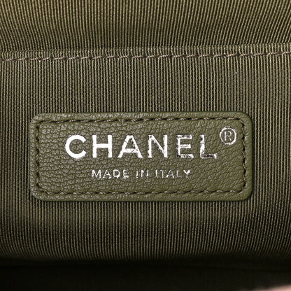 Chanel Lambskin Quilted Medium Boy Flap Grey 6 of 10