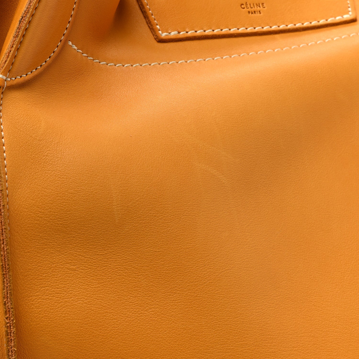 Celine Smooth Calfskin Medium Big Bag Dark Yellow 10 of 13