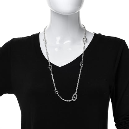 Hermes Sterling Silver Farandole Necklace 80 2 of 6