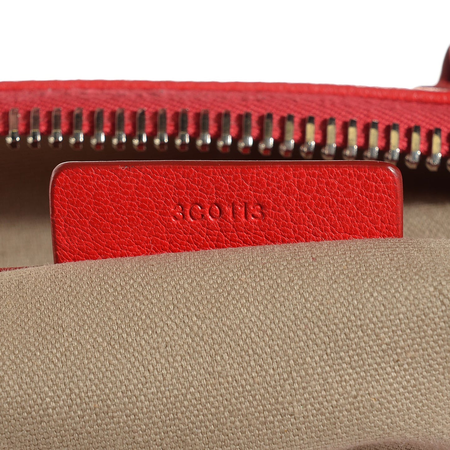 Sugar Goatskin Small Antigona Duffel Red