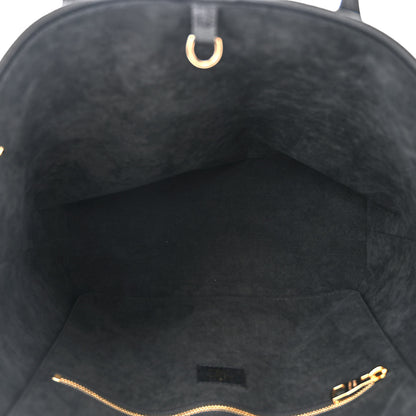 Louis Vuitton Empreinte Monogram Giant Neverfull MM Black Beige 6 of 10