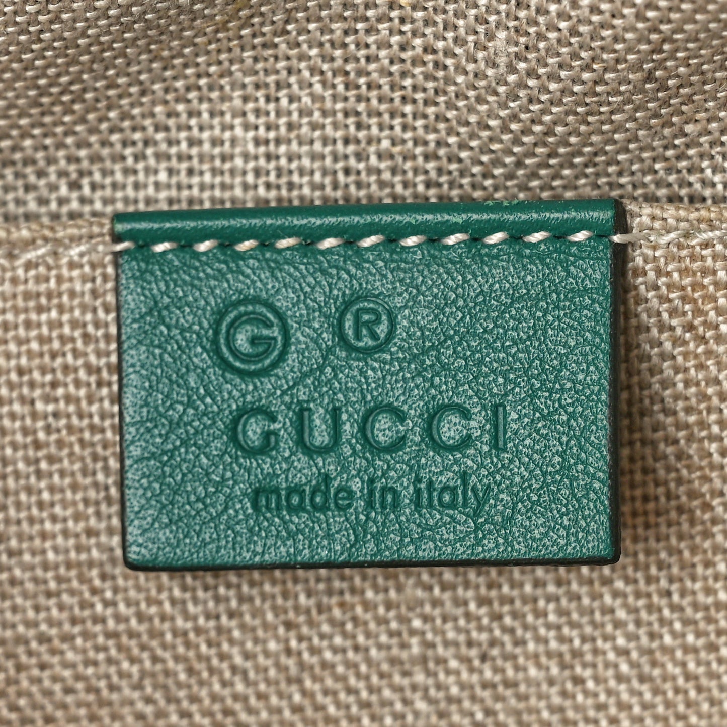 Soft Microguccissima Mini Dome Bag Emerald