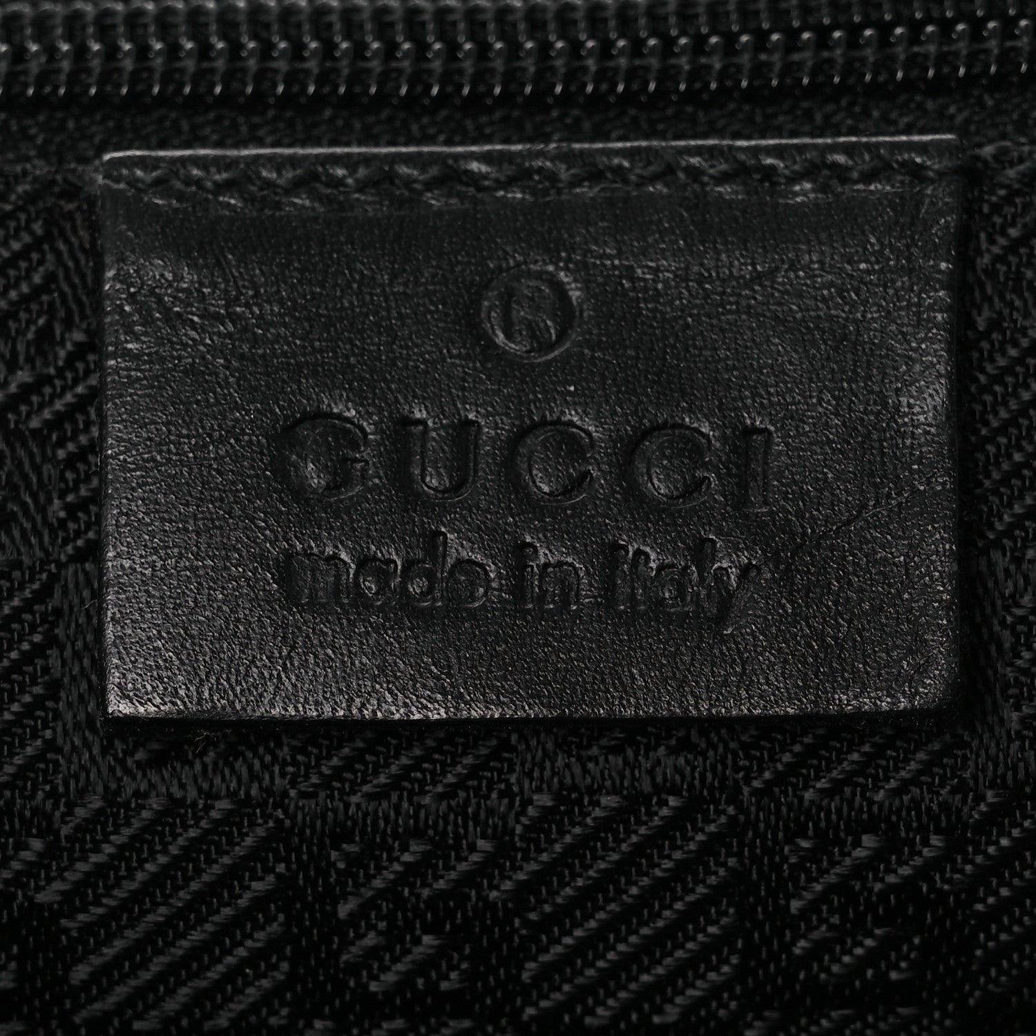 Gucci Suede Tiger Head Shoulder Bag Black 6 of 11