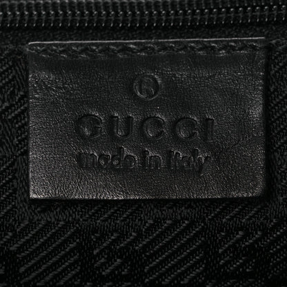 Gucci Suede Tiger Head Shoulder Bag Black 6 of 11