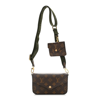 Louis Vuitton Monogram Felicie Strap & Go Kaki 2 of 21