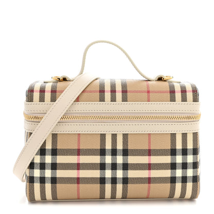 Burberry Vintage Check Vanity Crossbody Bag Archive Beige Soap Beige 1 of 10