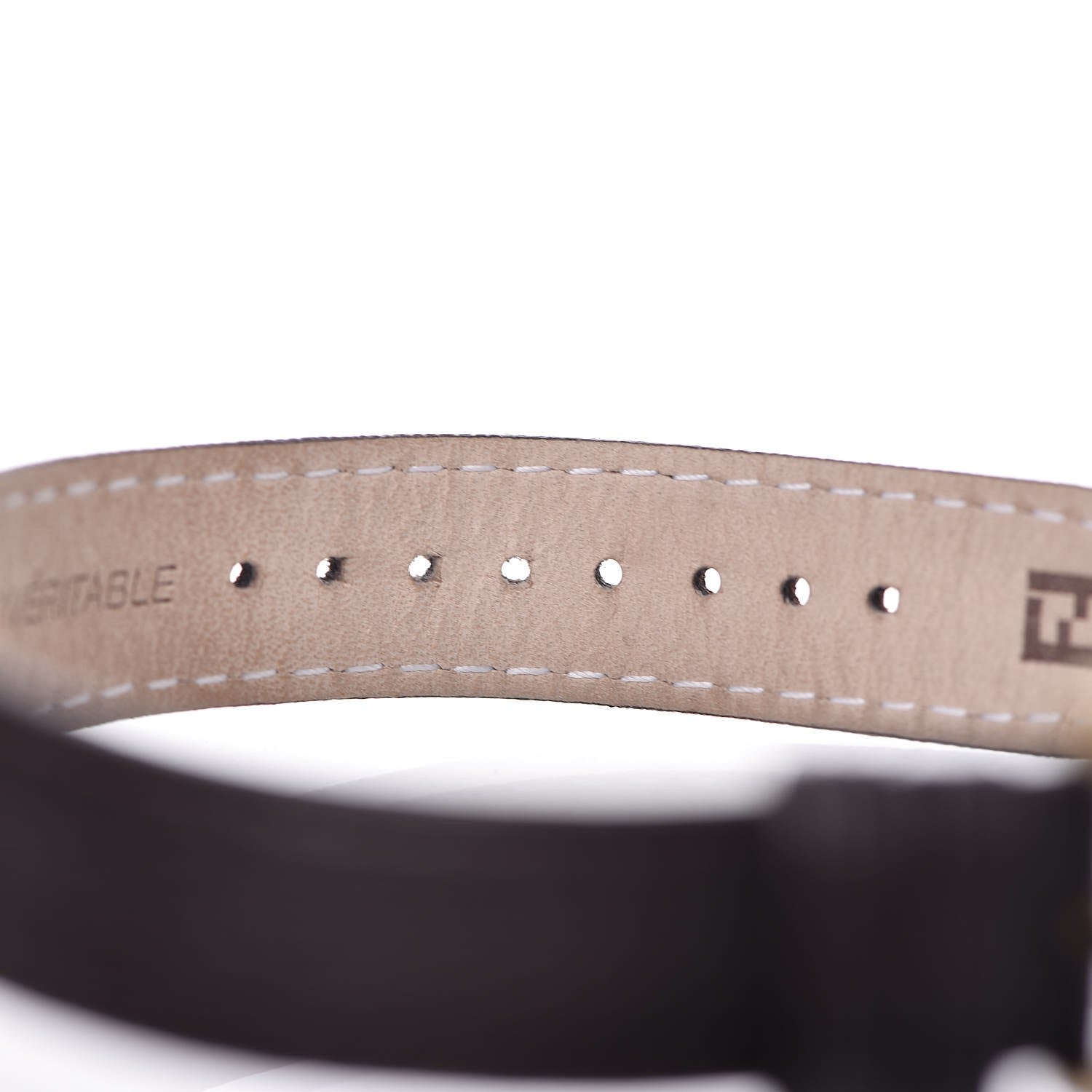Fendi Stainless Steel Calfskin Diamond Enamel 29mm Chameleon Quartz Watch 11 of 12
