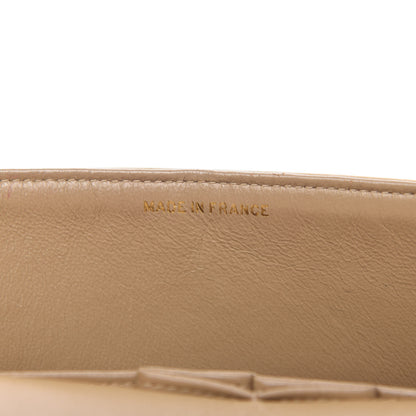 Chanel Lambskin Quilted Medium Double Flap Beige 9 of 12