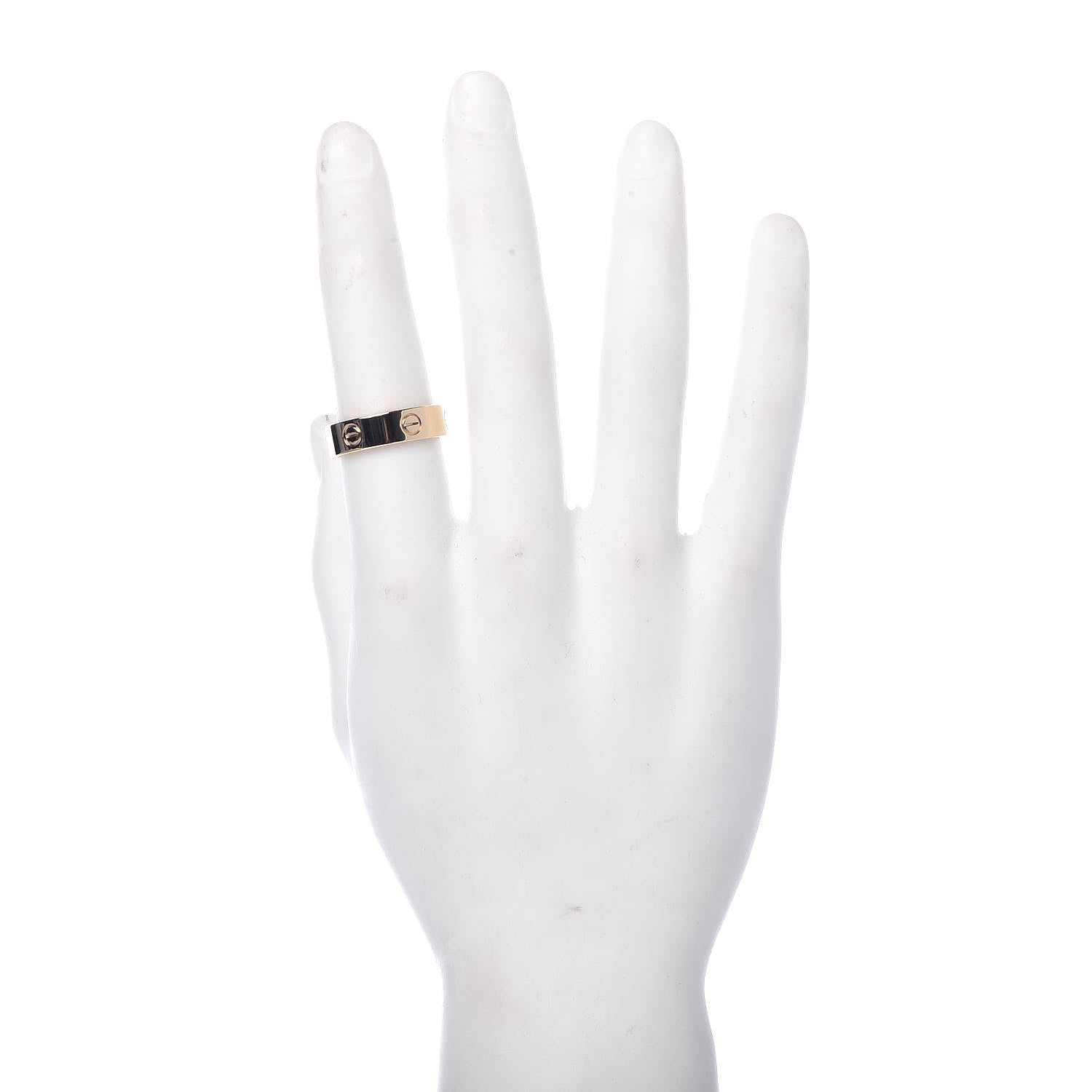 Cartier 18K Yellow Gold 5.5mm LOVE Ring 62 10 2 of 5