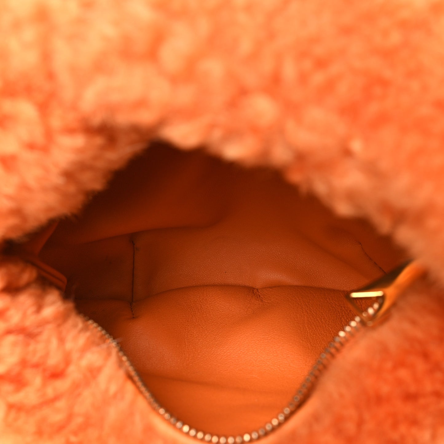 Shearling Mini Jodie Light Orange