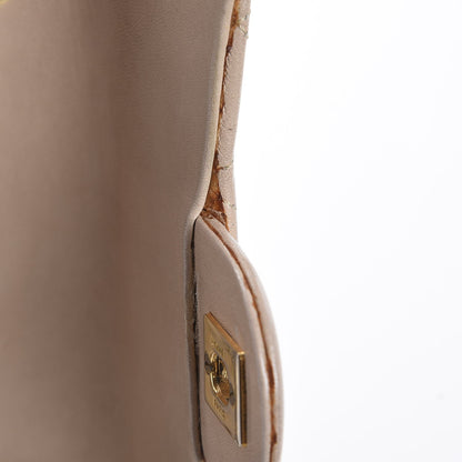 Chanel Lambskin Quilted Mini Rectangular Flap Beige 14 of 17