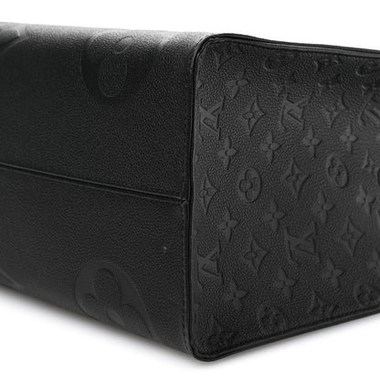Louis Vuitton Empreinte Monogram Giant Onthego GM Black 9 of 10
