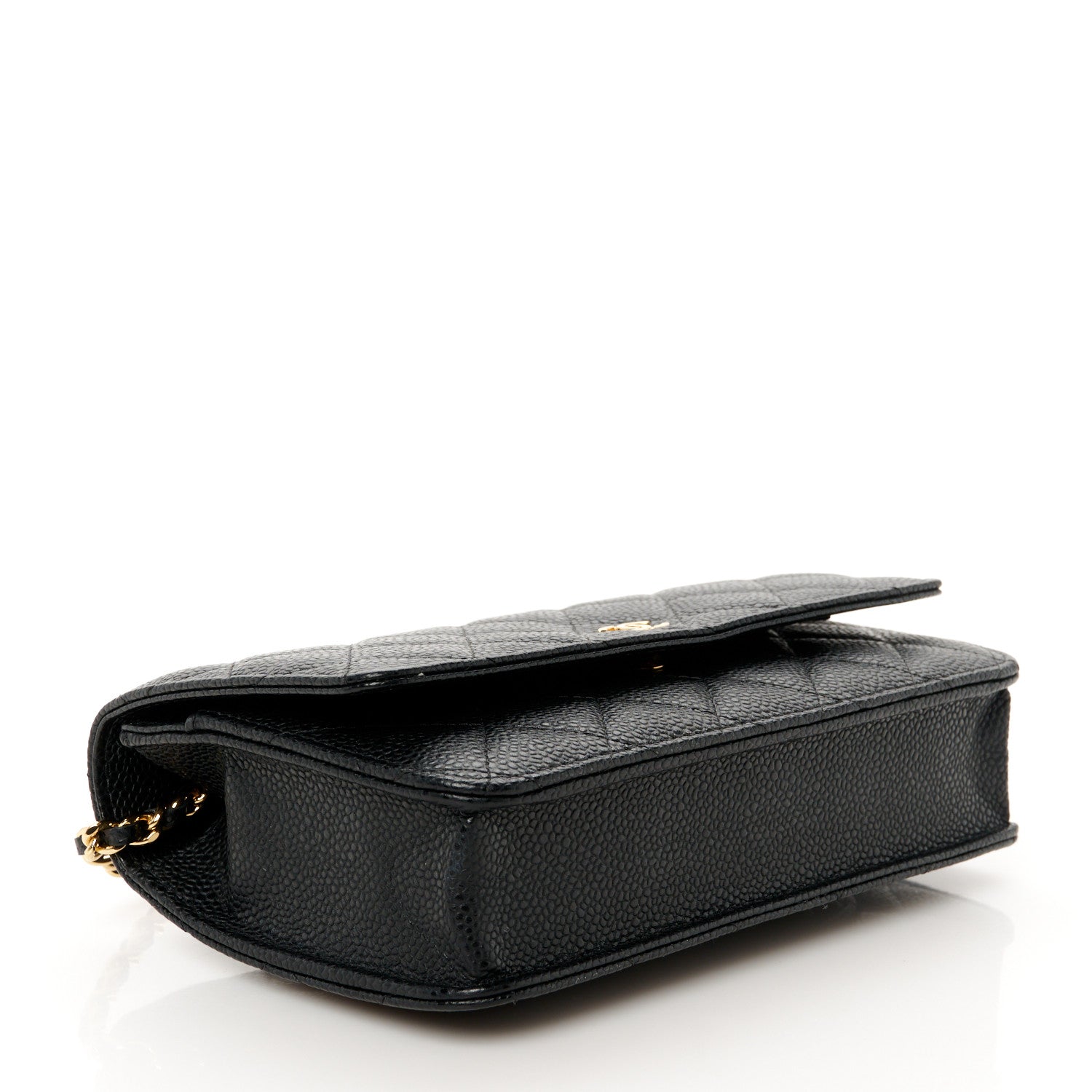 Chanel Caviar Quilted Wallet on Chain WOC Black 4 of 12