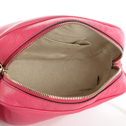 Gucci Pebbled Calfskin Small Soho Disco Bag Pink 5 of 9