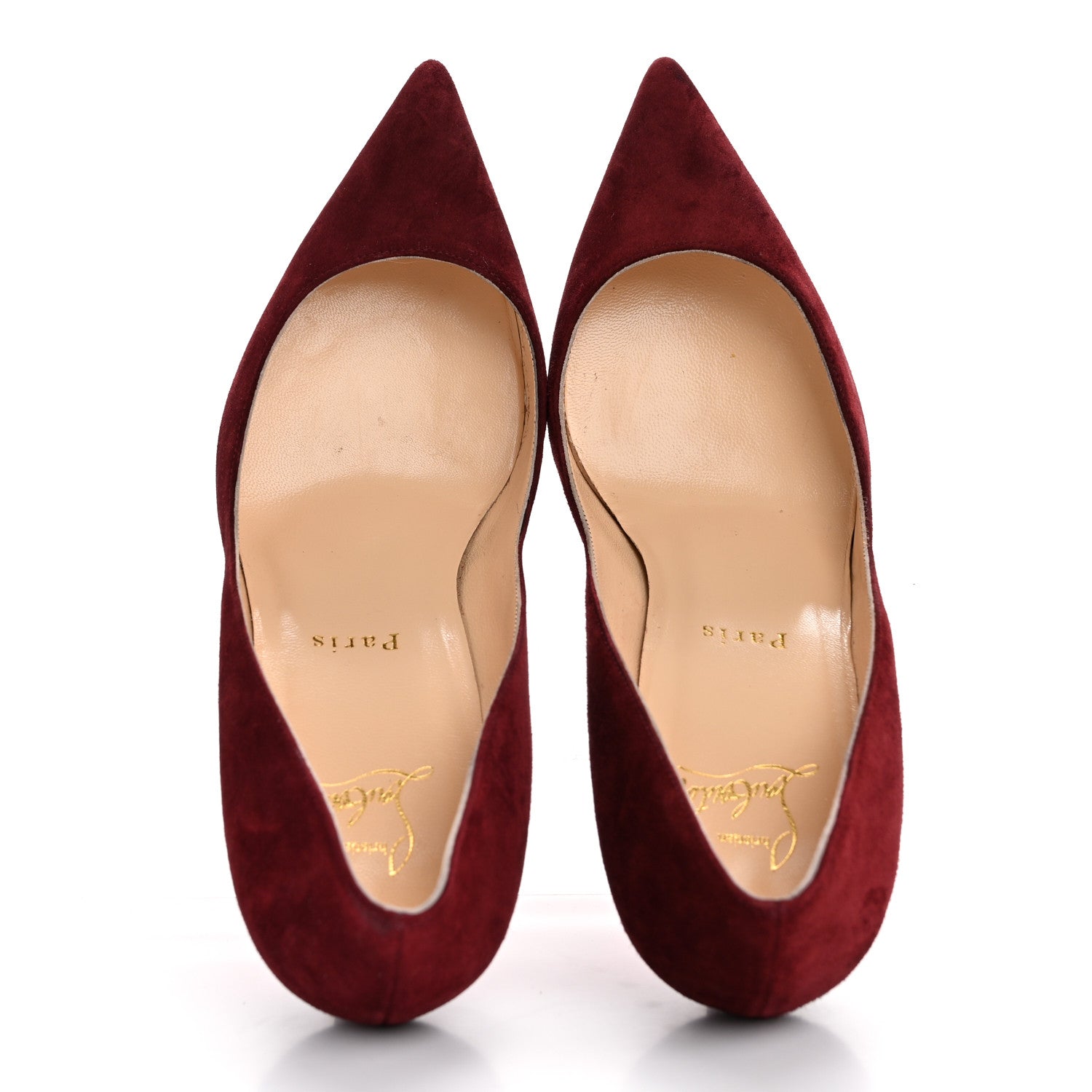 Christian Louboutin Veau Velours Apostrophy 85 Pumps 37 Orthodoxe 2 of 10