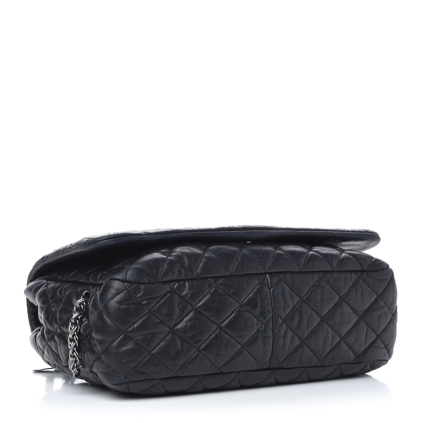 Lambskin Quilted Paris Moscou Red Square Flap Black