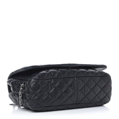 Chanel Lambskin Quilted Paris Moscou Red Square Flap Black 4 of 11