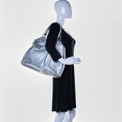 Gucci Guccissima Large Sukey Tote Silver 2 of 18
