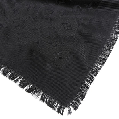 Louis Vuitton Silk Wool Monogram Shawl Ardoise 4 of 4