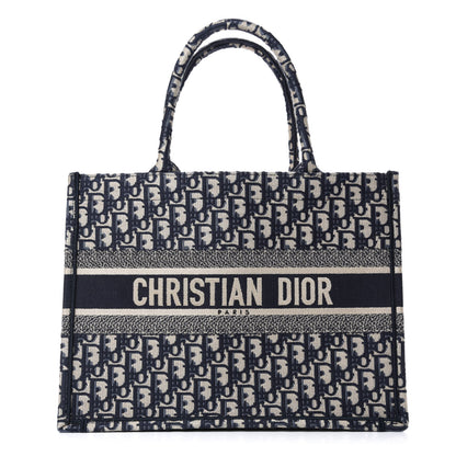 Christian Dior Oblique Medium Book Tote Blue Multicolor 1 of 10