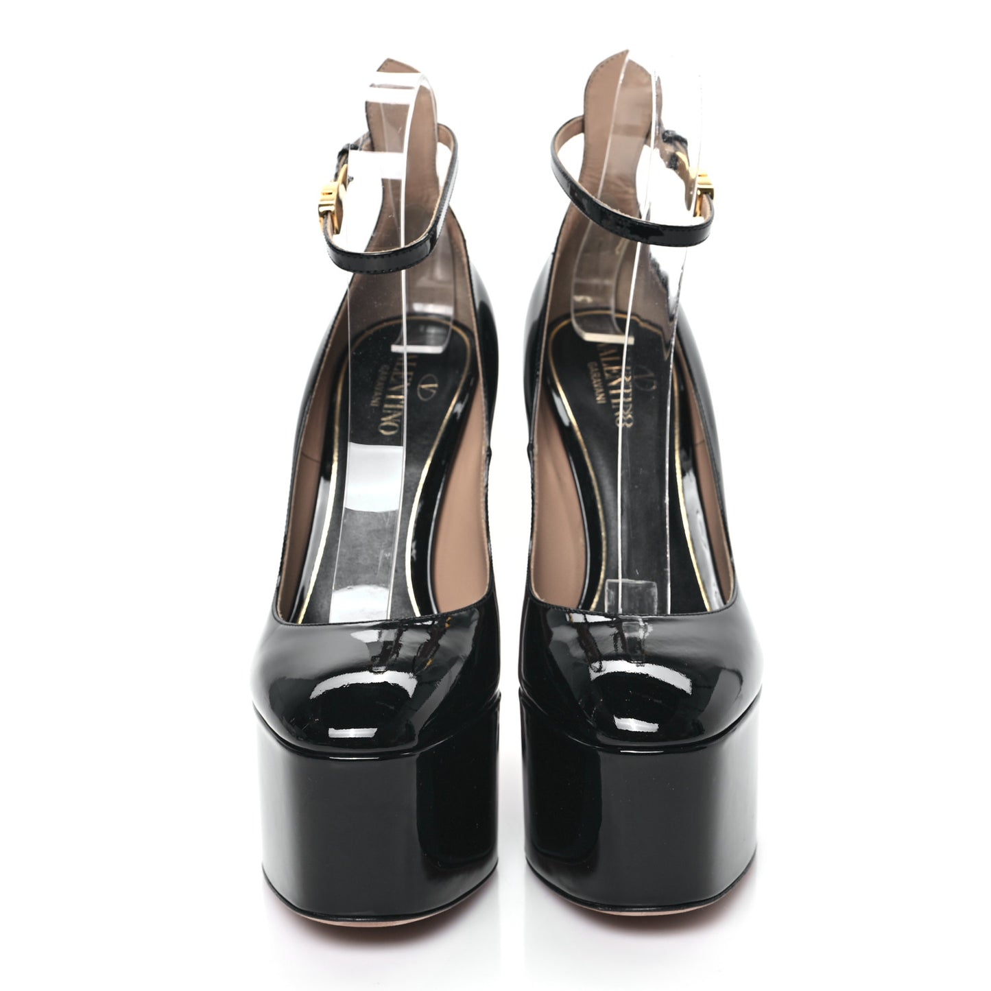 Patent Tan-Go 55/155mm Platform Pumps 37.5 Black