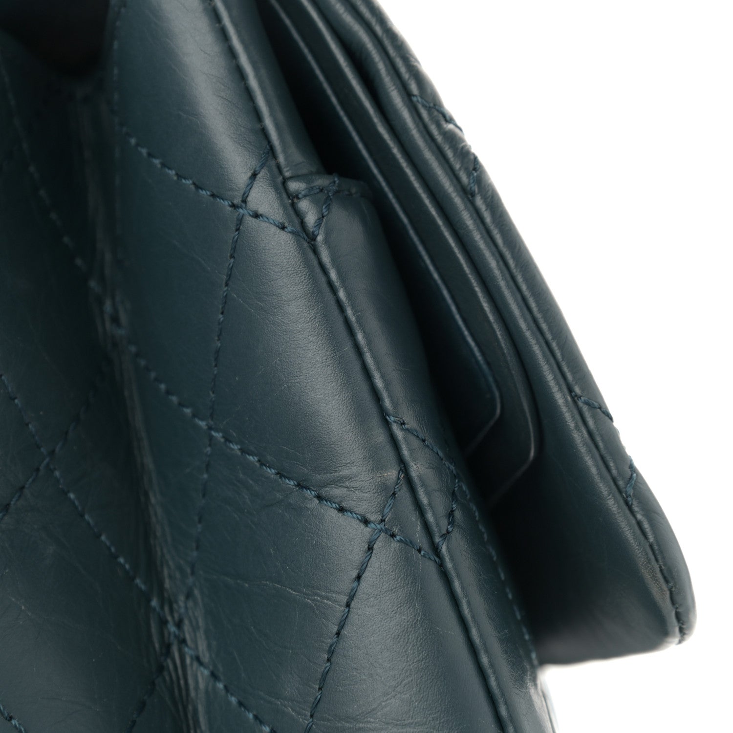 Chanel Aged Calfskin Quilted 2.55 Reissue 227 Green 11 of 16