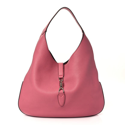 Gucci Soft Grained Calfskin Large Jackie Hobo Glossy Pink 3 of 10