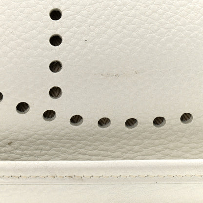 Hermes Taurillon Clemence Evelyne III PM White 14 of 19