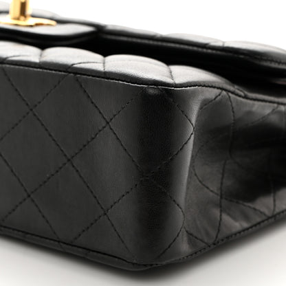 Chanel Lambskin Quilted Small Double Flap Black 10 of 11