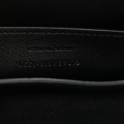 Saint Laurent Suede Calfskin Monogram Medium Kaia Satchel Black 7 of 10