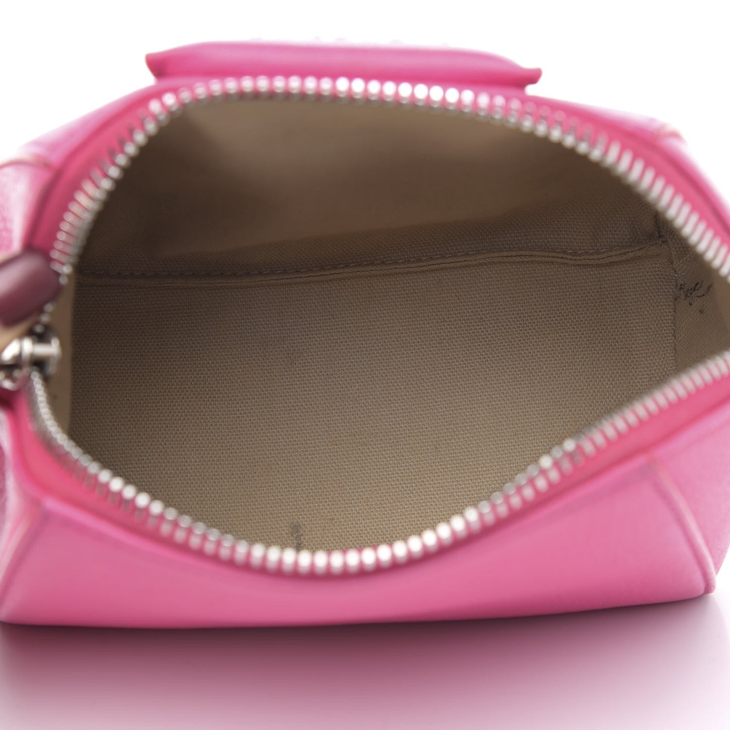 Sugar Goatskin Antigona Wristlet Pink