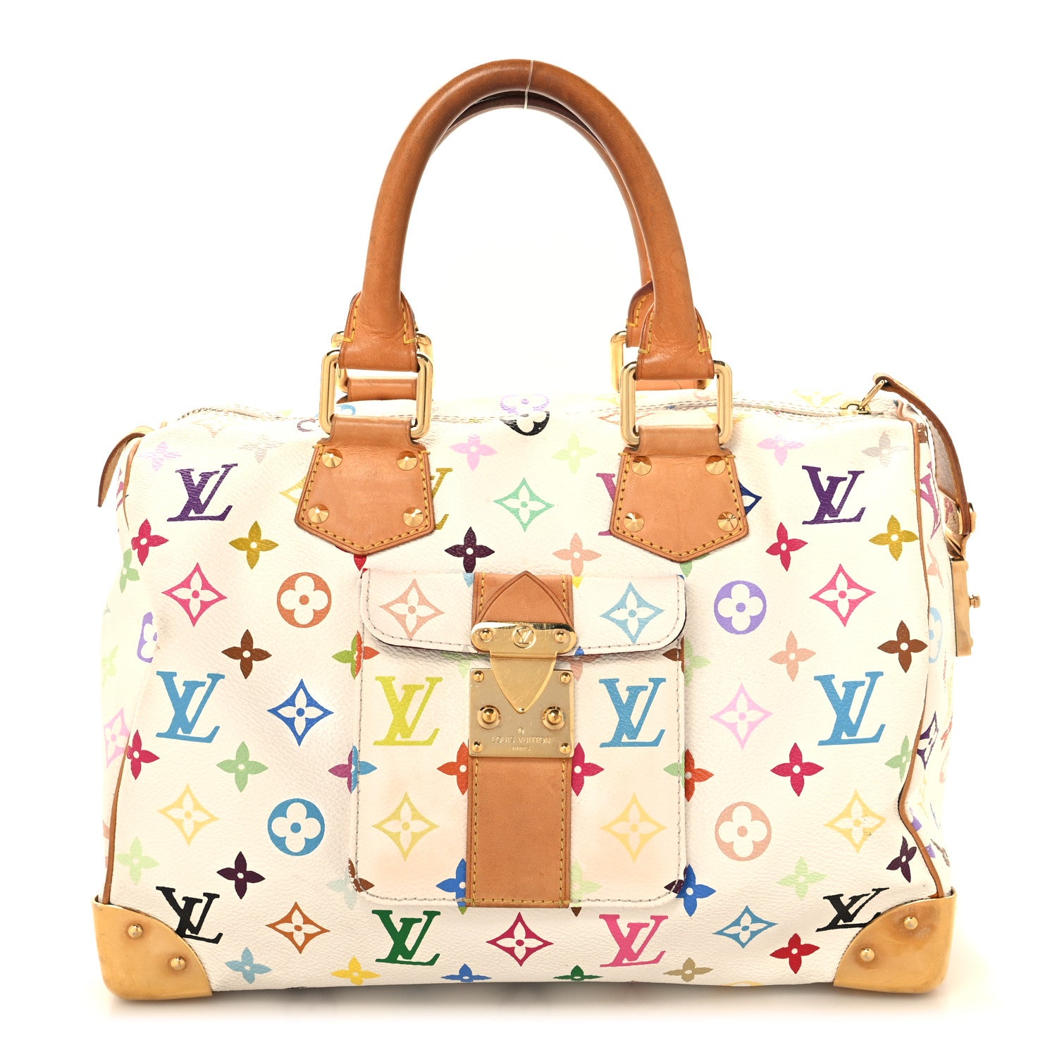 Louis Vuitton Monogram Multicolor Speedy 30 White 1 of 15