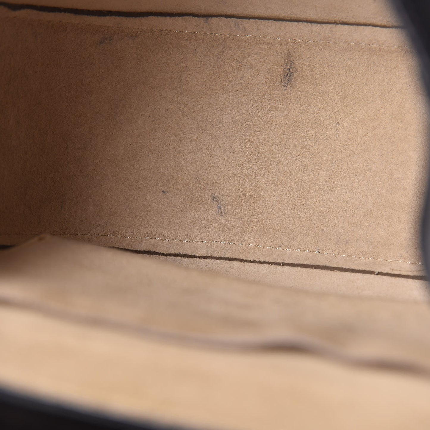 Suede Smooth Calfskin Drew Shoulder Bag Black