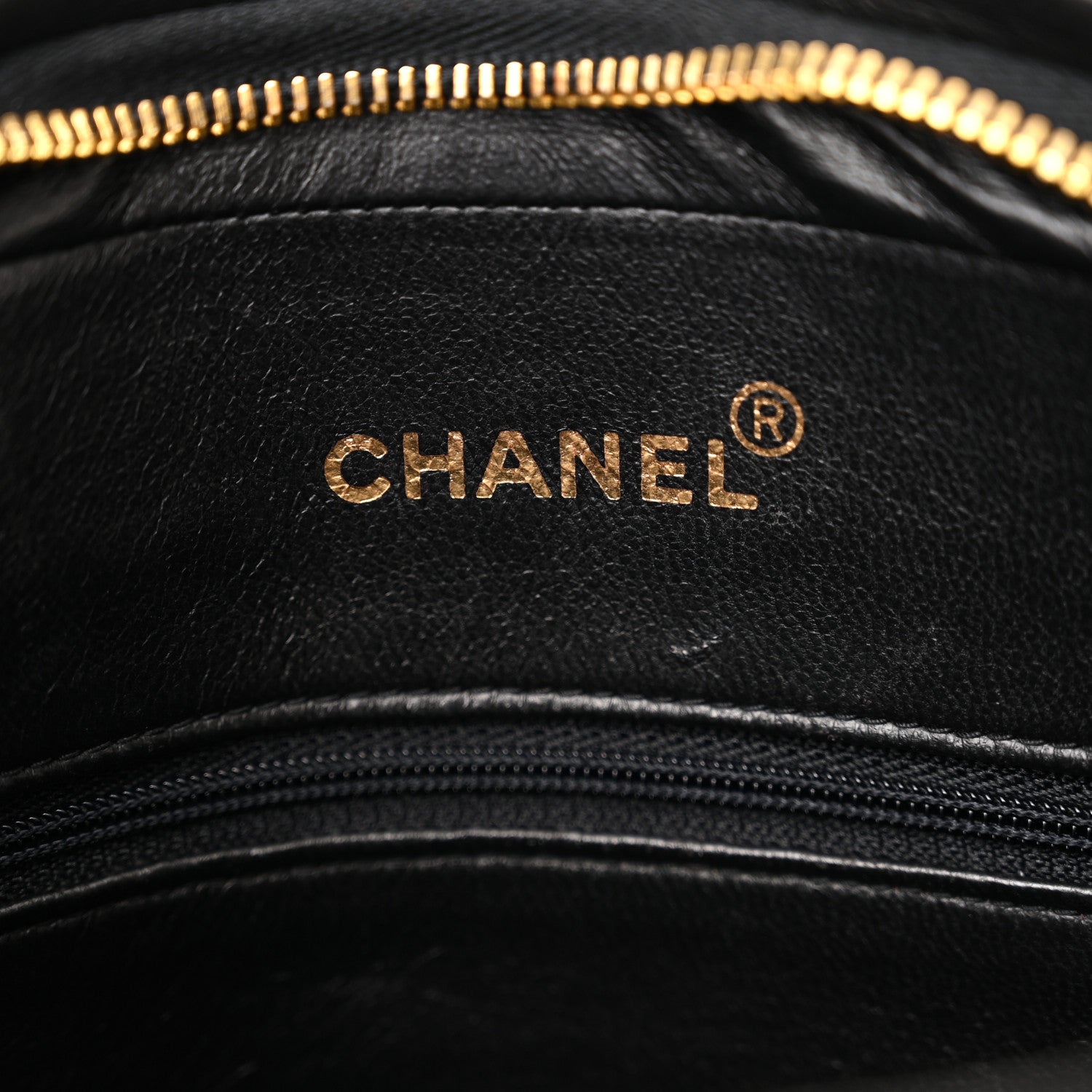 Chanel Lambskin Quilted CC Tassel Camera Case Black 6 of 15