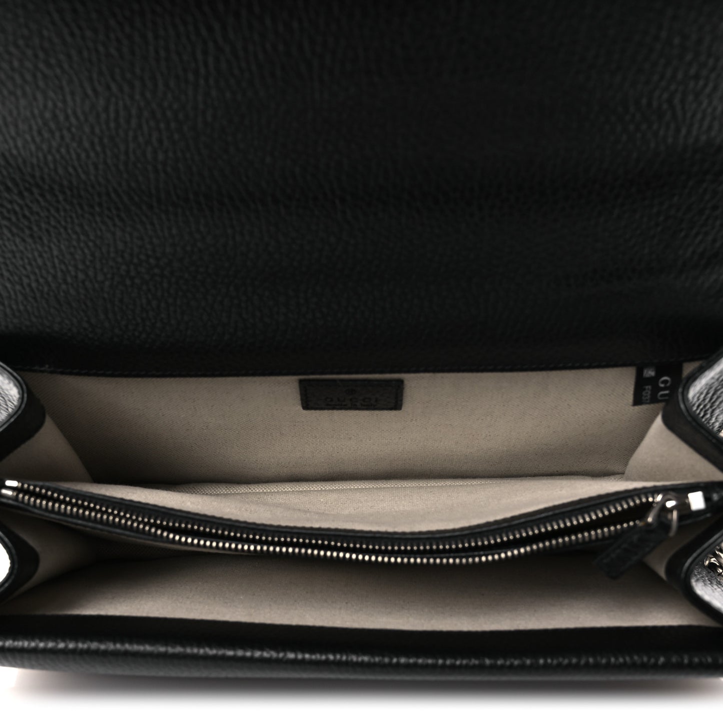 Pebbled Calfskin Small Dionysus Shoulder Bag Black
