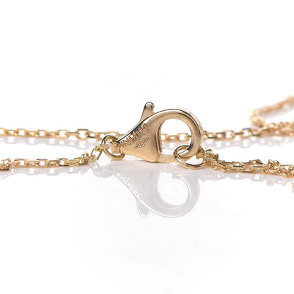 Cartier 18K Yellow Gold Diamond Mother of Pearl XS Amulette de Cartier Pendant Necklace 5 of 6