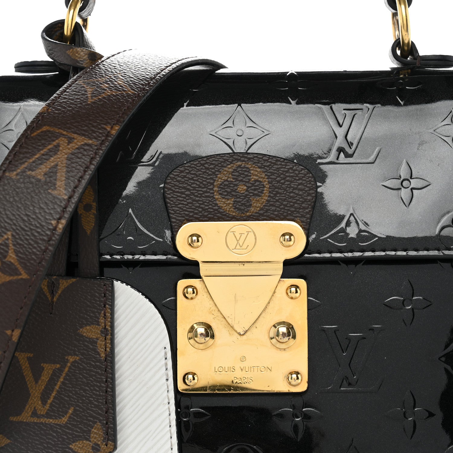 Louis Vuitton Vernis Epi Monogram Spring Street Black Black 7 of 9