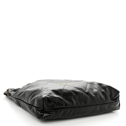 Chanel Shiny Calfskin Quilted Chanel 22 Black 5 of 11