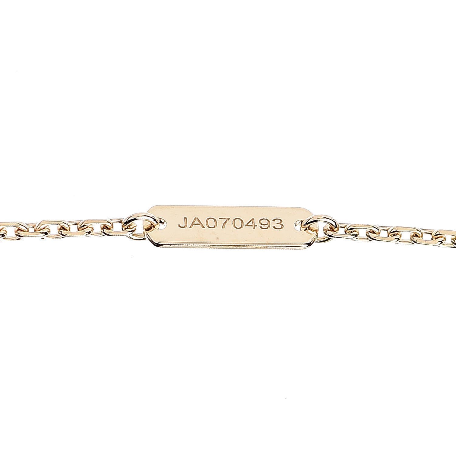 Van Cleef & Arpels 18K Yellow Gold Diamond Vintage Alhambra Pendant Necklace 4 of 6