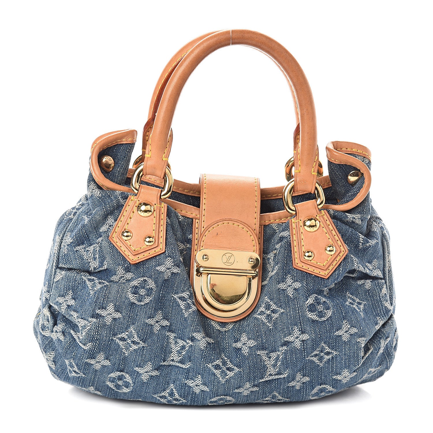 Louis Vuitton Monogram Denim Pleaty Blue 1 of 7