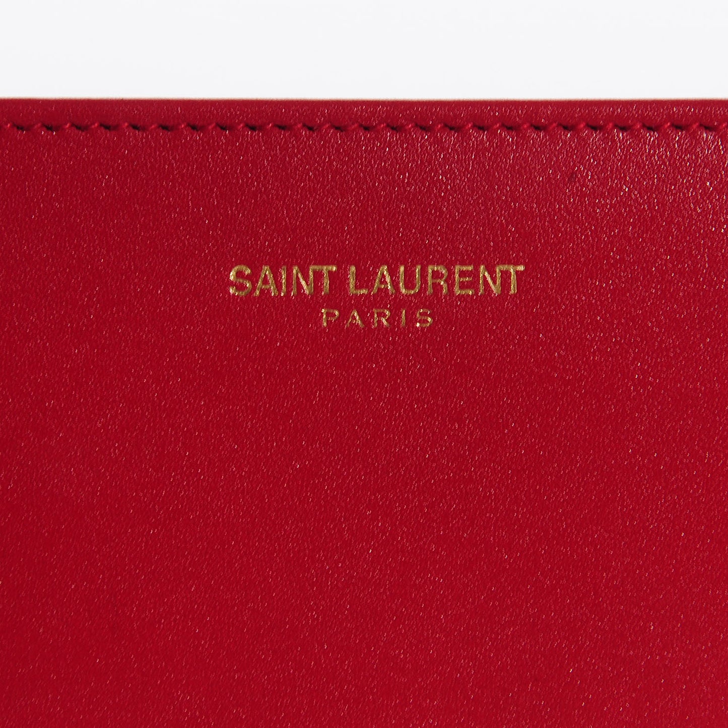 Calfskin Zip Continental Wallet Rouge Orient