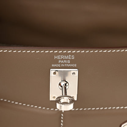 Hermes Swift Kelly Padded Sellier 25 Etoupe 6 of 11