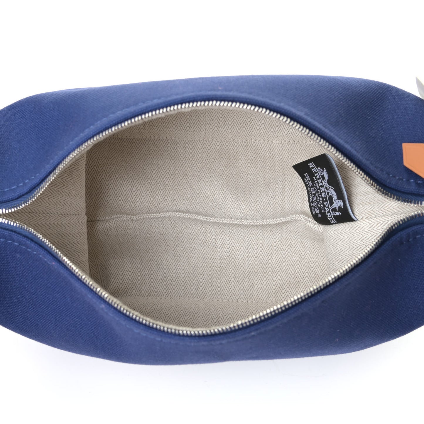 Canvas Large Bride-A-Brac Pouch Marine