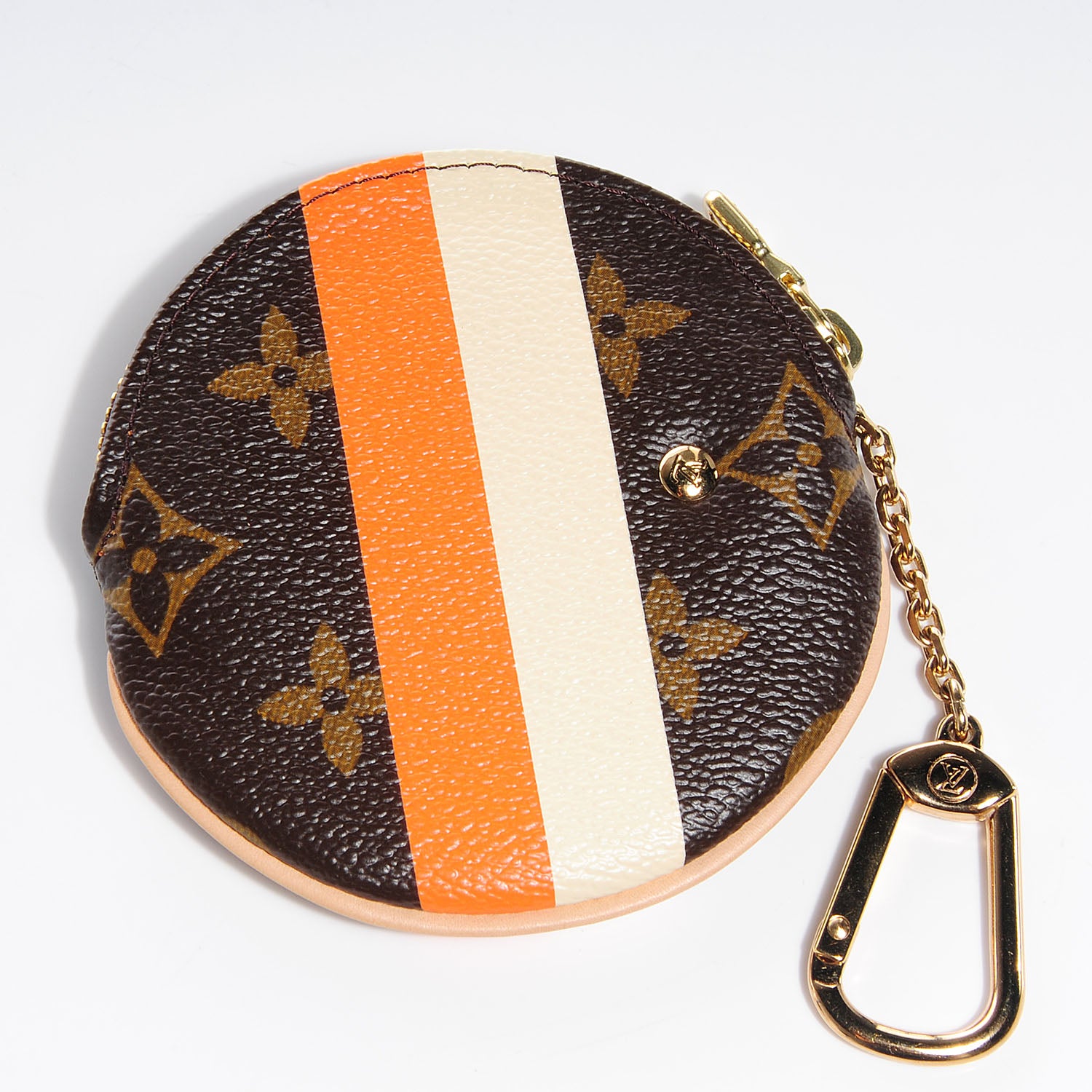 Louis Vuitton Monogram Groom Round Coin Purse 3 of 9
