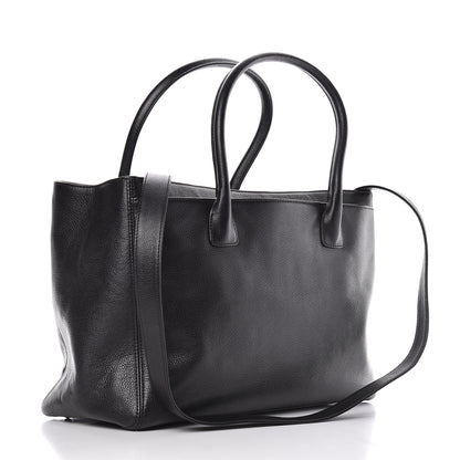 Chanel Calfskin Cerf Shopper Tote Black 3 of 10