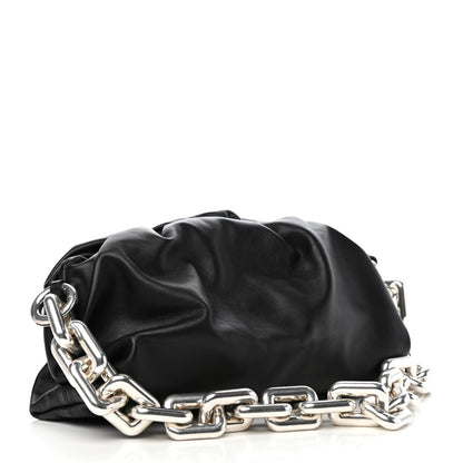 Bottega Veneta Calfskin The Pouch Chain Black 3 of 8
