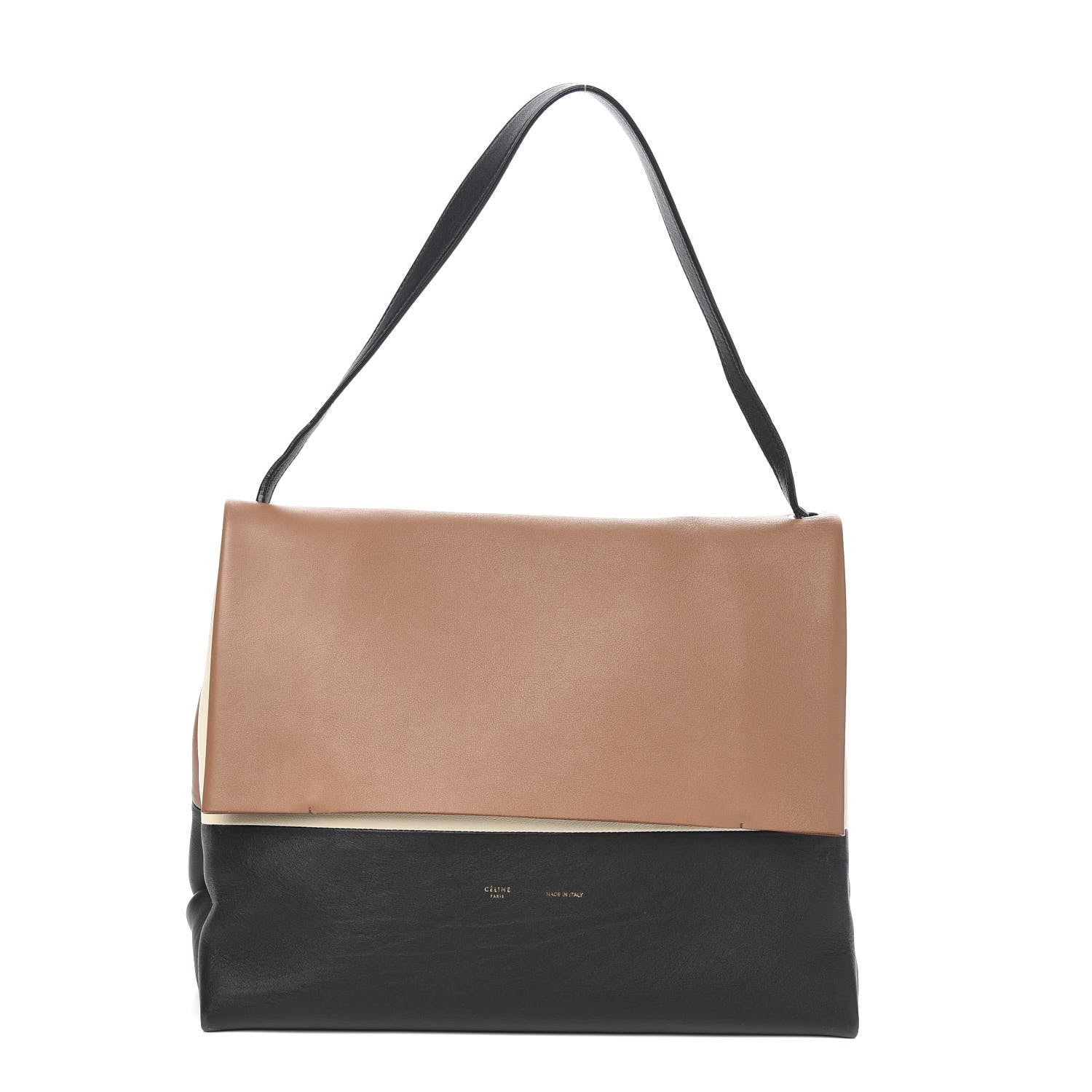 Celine Calfskin All Soft Shoulder Bag Tan 1 of 7