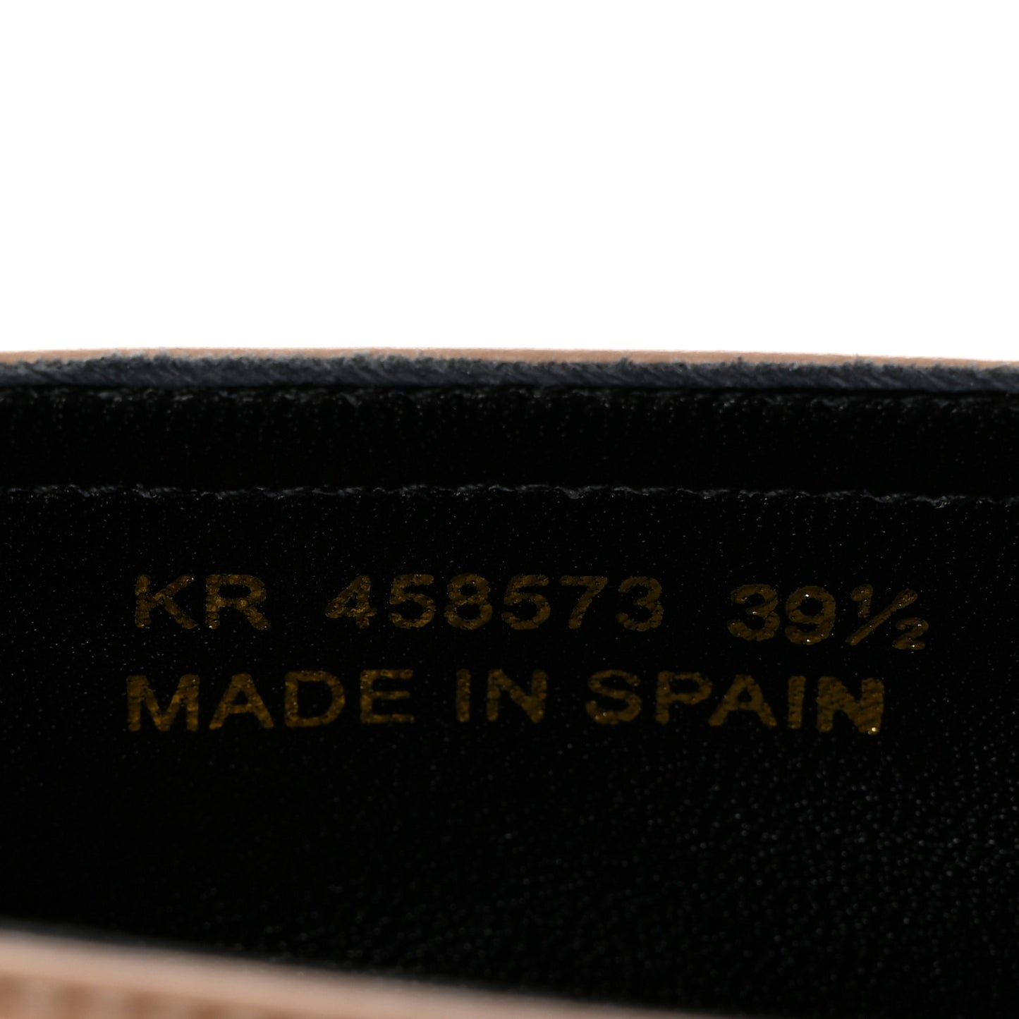 Lambskin Monogram Espadrilles 39.5 Nude