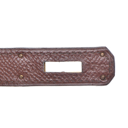 Hermes Courchevel Retourne Kelly 32 Chocolate 21 of 37