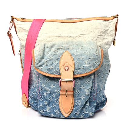 Louis Vuitton Denim Sunburst PM Messenger Blue 1 of 9